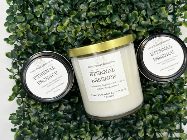 Eternal Essence – Timeless Luxury Candle with Sandalwood & Amber
