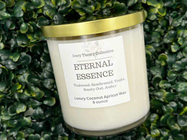 Eternal Essence – Timeless Luxury Candle with Sandalwood & Amber