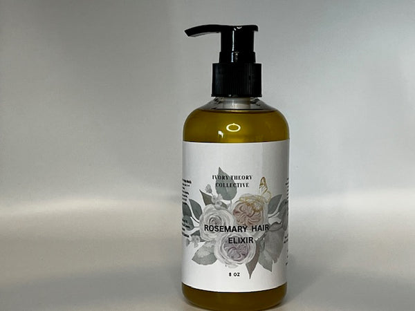 Botanical Infusion Hair Oil – Rosemary, Ginger & Basil for Growth + Scalp Vitality