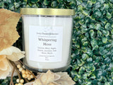Whispering Moss Botanical Luxury Candle with Oak Moss & Mint