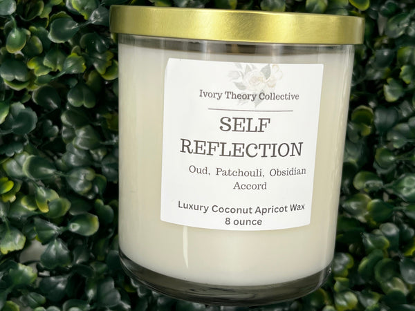 Self Reflection – Luxury Coconut Apricot Wax Candle